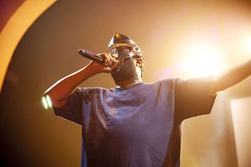 MF DOOM performing at Brixton Academy, London